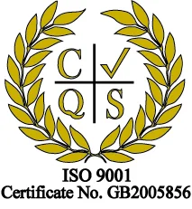 ISO 9001 certificate